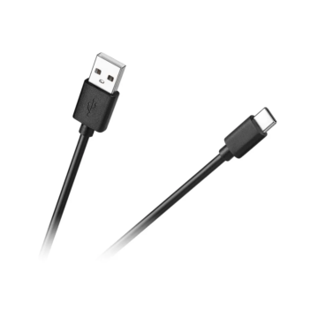 KPO3949-1 USB - USB Type-C kábel, fekete színű 1m CABLETECH