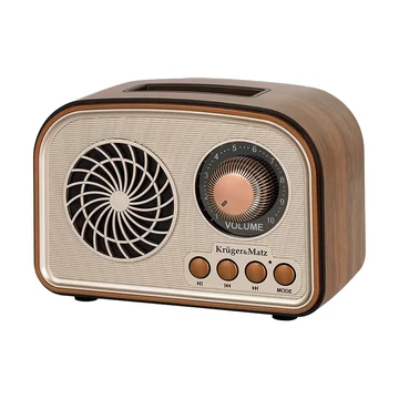 Krüger&amp;Matz hordozható analóg rádió bluetooth funkcióval, AM/FM/SW, USB/MicroSD