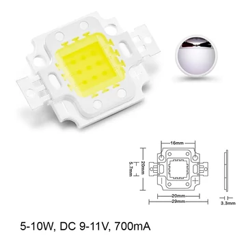 LED dióda reflektorba 5W 6000K