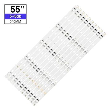 LED-TV056 Háttérvilágítás SONY 55coll LED TV-be, 5LED 3V, 10db/csomag (5R+5L)