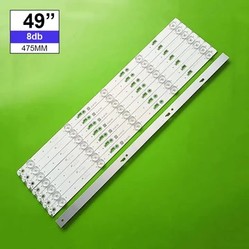 LED-TV075 Háttérvilágítás TCL 49coll LED TV-be, 5LED 3V, 8db/csomag