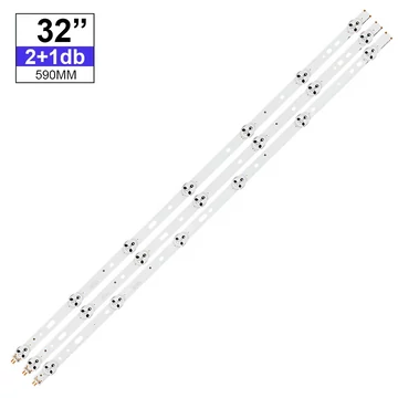 LED-TV120A Háttérvilágítás PHILIPS 32coll LED TV-be 7+6LED 3V, 3db/cs. (2R+1L)