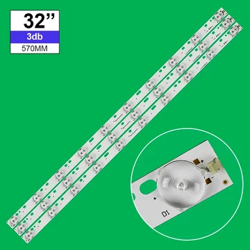  LED-TV167 Háttérvilágítás SUNNY 32coll LED TV-be 10LED 3V 3db/cs