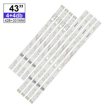 LED-TV180A Háttérvilágítás LG 43coll LED TV-be 5+4LED 3V 8db/cs (4L+4R)
