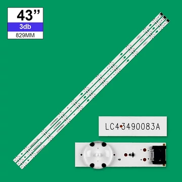 LED-TV293 Háttérvilágítás LG 43coll LED TV-be 11LED 3V 3db/cs