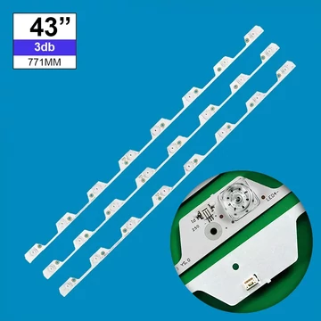 LED-TV324 Háttérvilágítás TCL 43coll LED TV-be 8LED 3db/cs