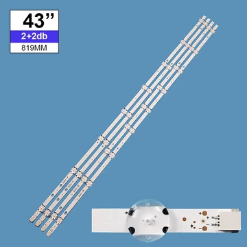 LED-TV336A Háttérvilágítás VESTEL 43coll LED TV-be 9+8LED 4db/cs (2A+2B)