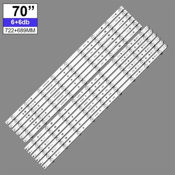 LED-TV389 Háttérvilágítás VIZIO 70coll LED TV-be 9+9LED 12db/cs (6+6)