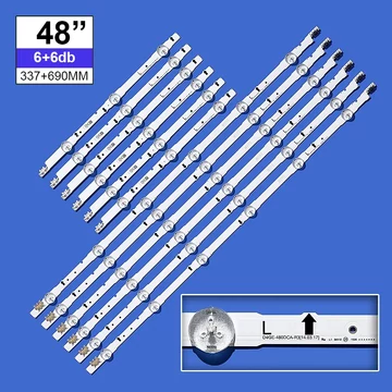 LED-TV436 Háttérvilágítás SAMSUNG 48coll LED TV-be, 6+3LED, 12db/csomag (6A+6B)