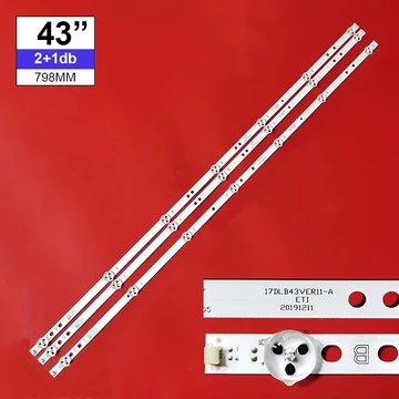  LED-TV624 Háttérvilágítás Vestel 43coll LED TV-be, 7LED 3V, 3db/csomag (2A+1B)