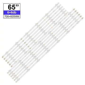 LED-TV636 Háttérvilágítás Sony 65coll LED TV-be, 7+6LED 3V, 12db/csomag (6R+6L)