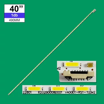 LED-TV637 Edge háttérvilágítás LG/Panasonic 40coll LED TV-be, 48LED 3V, 1db/csomag