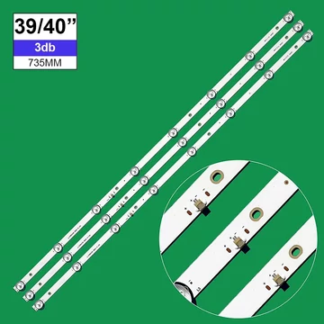 LED-TV651 Háttérvilágítás Manta, Horizon 39/40coll LED TV-be, 8LED 6V, 3db/cs