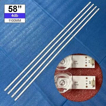 LED-TV674 Háttérvilágítás Hisense 58coll LED TV-be, 10LED 3V, 4db/csomag