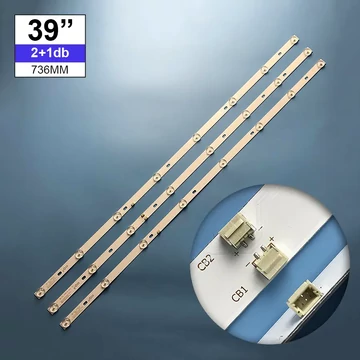 LED-TV676 Háttérvilágítás TCL 39coll LED TV-be 8LED 6V, 3db/cs (2A+1B)