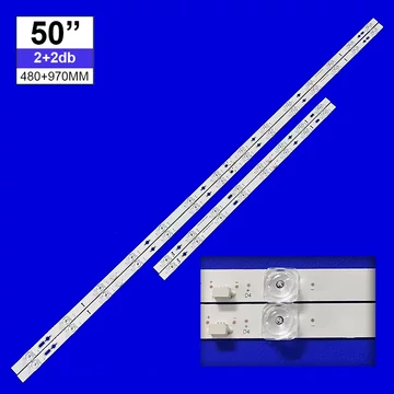 LED-TV683 Háttérvilágítás TCL 50coll LED TV-be, 14+8LED 6V, 4db/cs (2A+2B)