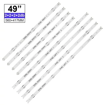 LED-TV685 Háttérvilágítás LG 49coll LED TV-be, 4+3LED 3V, 8db/csomag (2R1+2L1+2R2+2L2)