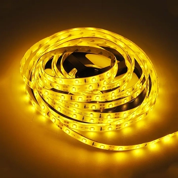 LED0121A LED szalag, sárga színű, 8mm, 12V 60LED/m, 2835SMD, 5m
