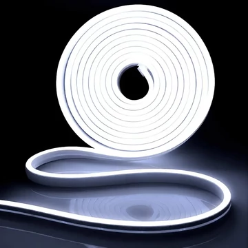 LED0146A Flexibilis neon LED szalag dekorvilágítás, fehér színű, 5m