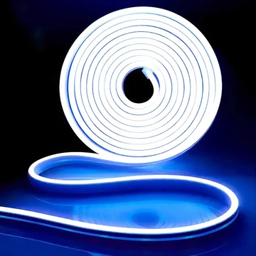 LED0146C Flexibilis neon LED szalag dekorvilágítás, kék színű, 5m