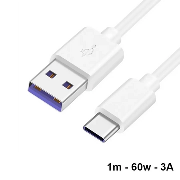 ML0800B USB kábel, USB dugó - Type-C dugó, 60W 3A, 1m