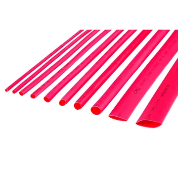NAR0260.1 Zsugorcső, 8,0mm/1m, piros színű 10db/cs.