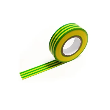 NAR0429A PVC Szigetelőszalag, zöld-sárga,  0,15mmx16mmx10m