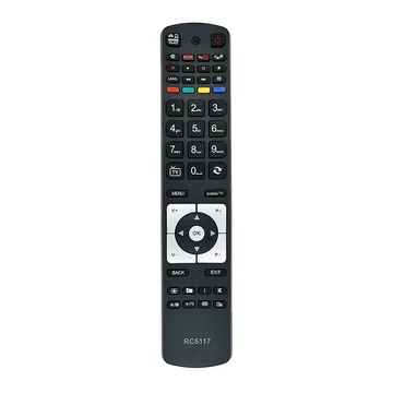 PIL6129 RC5117 távirányító HITACHI, FINLUX, VESTEL LED TV-hez, utángyártott