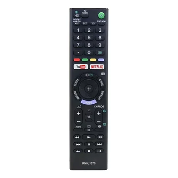 PIL6136B RM-L1370 Utángyártott távirányító SONY SMART TV-hez, YOUTUBE/NETFLIX