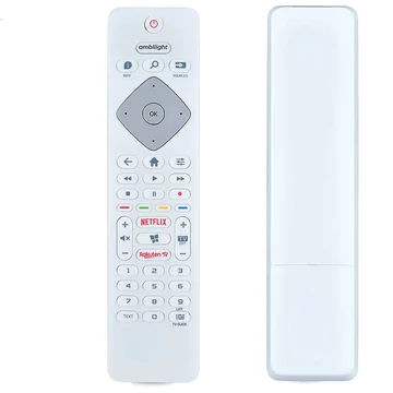 PIL6451 398GR10WEPHN0000BC PHILIPS Smart TV távirányító, eredeti, fehér