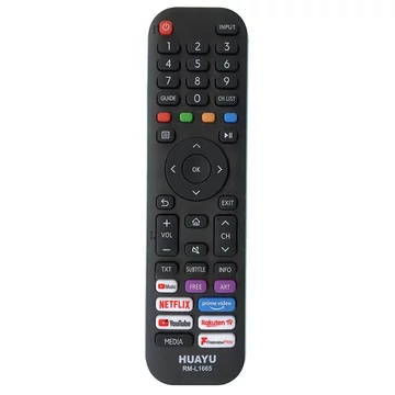 PIL6465 RM-L1665 távirányító HISENSE Smart TV-hez, utángyártott