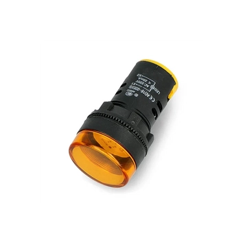 PRK1050 Beépíthető LED visszajelző, 28mm 230V AC, sárga színű
