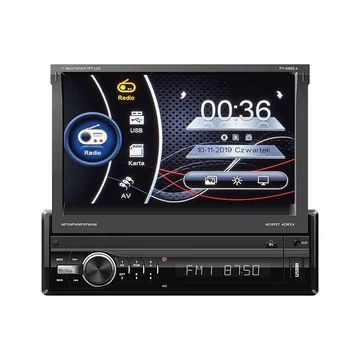 PY9909.4 PEIYING 1DIN multimédiás autórádió, 7coll, BT, 4x40W