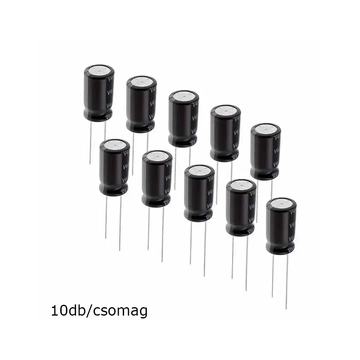 SK3,3-350-105 Elektrolit kondenzátor, 3,3µF/350V 105°C, Ø10x17mm, 10db/csomag