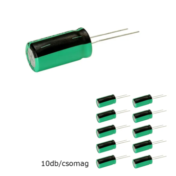 SK47-50-105A Elektrolit kondenzátor, 47µF/50V 105°C, Ø7x12mm, 10db/csomag