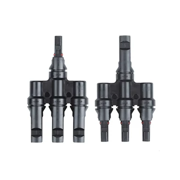 SOL0016 MC4 adapter, szolár panel közösítő x3, 1PÁR