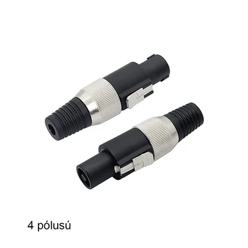 Speakon dugó törésgátlóval 4 pólusú