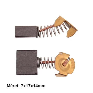 Szénkefe Hitachi szerszámgépbe, 7x17x14mm, 2db/csomag