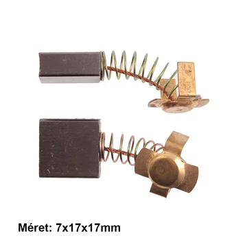 Szénkefe Hitachi szerszámgépbe, 7x17x17mm, 2db/csomag