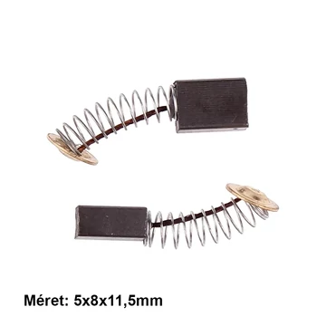 Szénkefe szerszámgépbe, 5x8x11,5mm, 2db/csomag