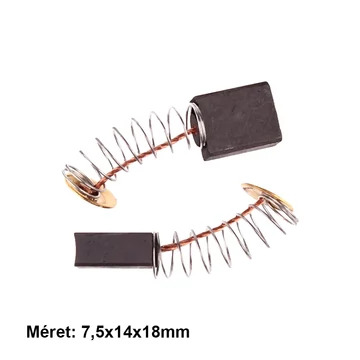  Szénkefe szerszámgépbe 7,5x14x18mm 2db/csomag