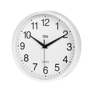 TSA0037 TEESA Falióra, fehér színű 25cm