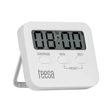 TSA0811 Digitális konyhai időzítő, mágneses, fehér színű TEESA