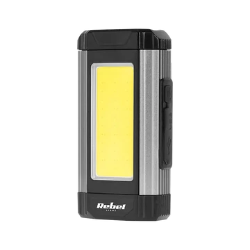URZ0946 Rebel COB LED-es műhelylámpa, mágneses és akasztható, 1800mAh 15W