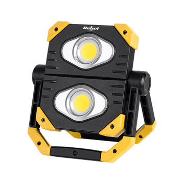 URZ3607 LED Reflektor 2xCOB, 6500k 2000lm, beépített 5000mAh akkuval 19W