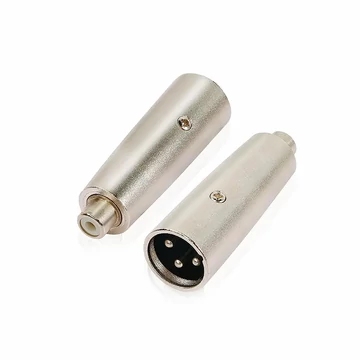 RCA - XLR átalakító  XLR dugó - 1RCA aljzat