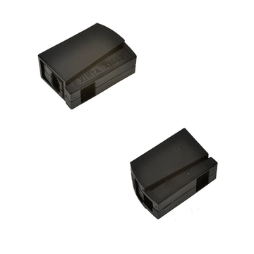 ZLA0950A Vezetékösszekötő 2x 0.5-2.5mm2 sodrott kábelhez, fekete, rugós