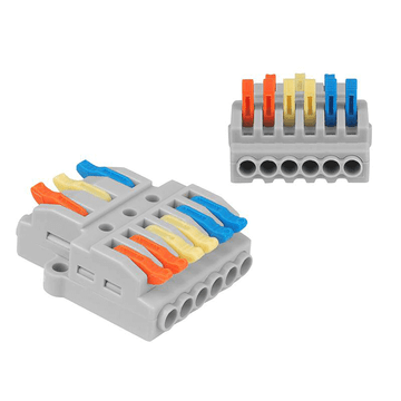 ZLA0960C Oldható vezetékösszekötő, elosztó, 3 bemenet - 6 kimenet, 250V 32A /db