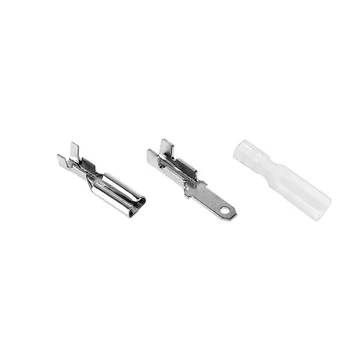 ZLA0985 Szigetelt csúszósaru, aljzat+dugó, 2,8mm 50PÁR