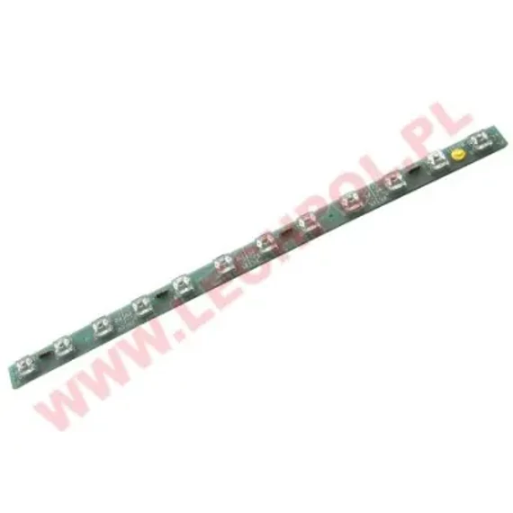 LED0007 LED panel, zöld, 12LED, 24cm, 12V